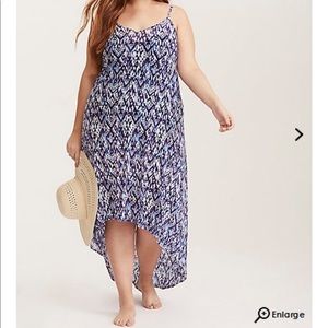 Torrid Ikat Swim Cover Up